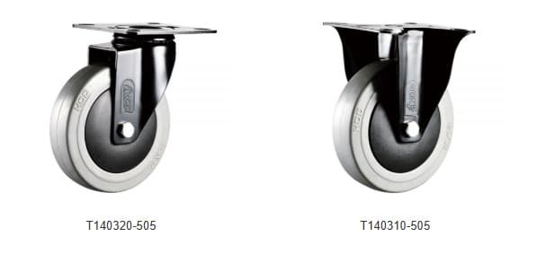 Plastic Hand Truck Caster: catalogue image with product codes